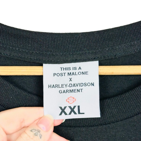 Post Malone X Harley Davidson Austin Chrome Horse Limited Edition T-shirt XXL - Picture 7 of 9